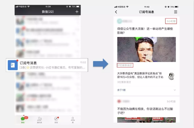 微信訂閱號改版，有人會哭，但小程序一定會笑